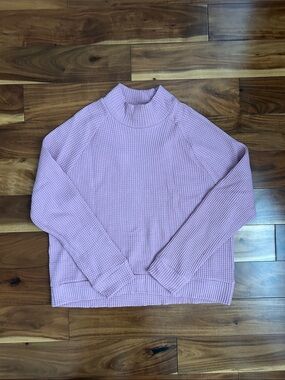 The North Face Lilac Waffle Mock Neck Sweater